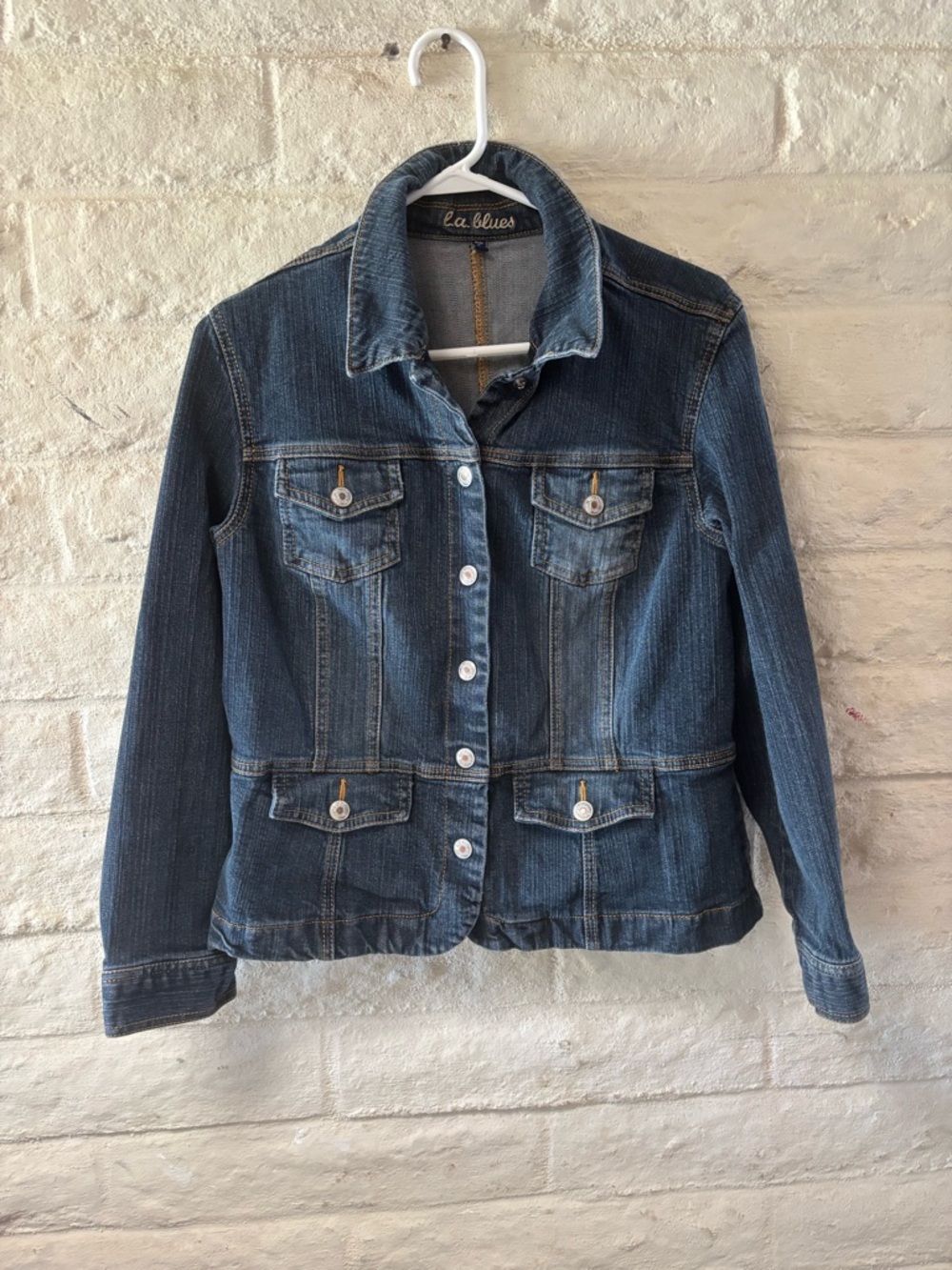 L.A. Blues Y2K Denim Jacket-Ladies Large